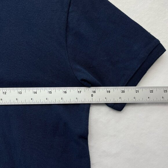 The Children's Place Polo Shirt Boy's L Navy Blue Collared Short Sleeve Pullover - Picture 3 of 12